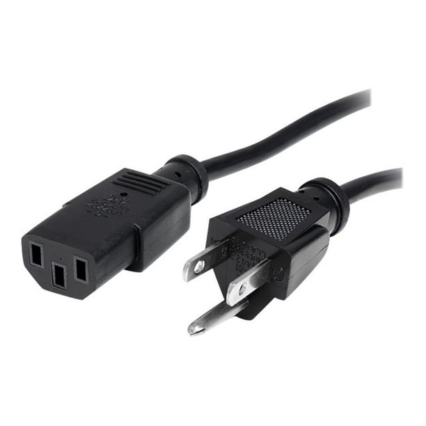 PXT10120 125V @ 10A NEMA 5-15 to IEC 60320 C13 - 18 AWG Replacement AC Power Cable for PC or Monitor StarTech.com 20 ft Standard Computer Power Cord PXT10120 125V @ 10A NEMA 5-15 to IEC 60320 C13 - 18 AWG Replacement AC Power Cable for PC or Monitor StarTech.com 20 ft Standard Computer Power Cord